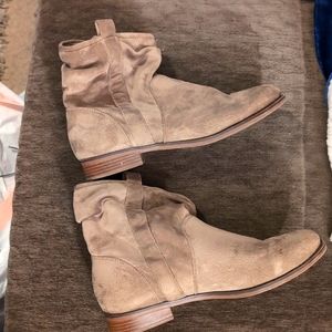 Suede ankle boots